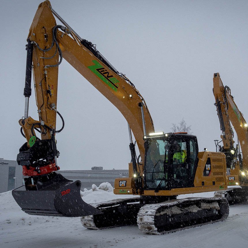 Gravemaskin belter elektrisk 24,1-28,0 tonn  Gravemaskin belter elektrisk 24,1-28,0 tonn